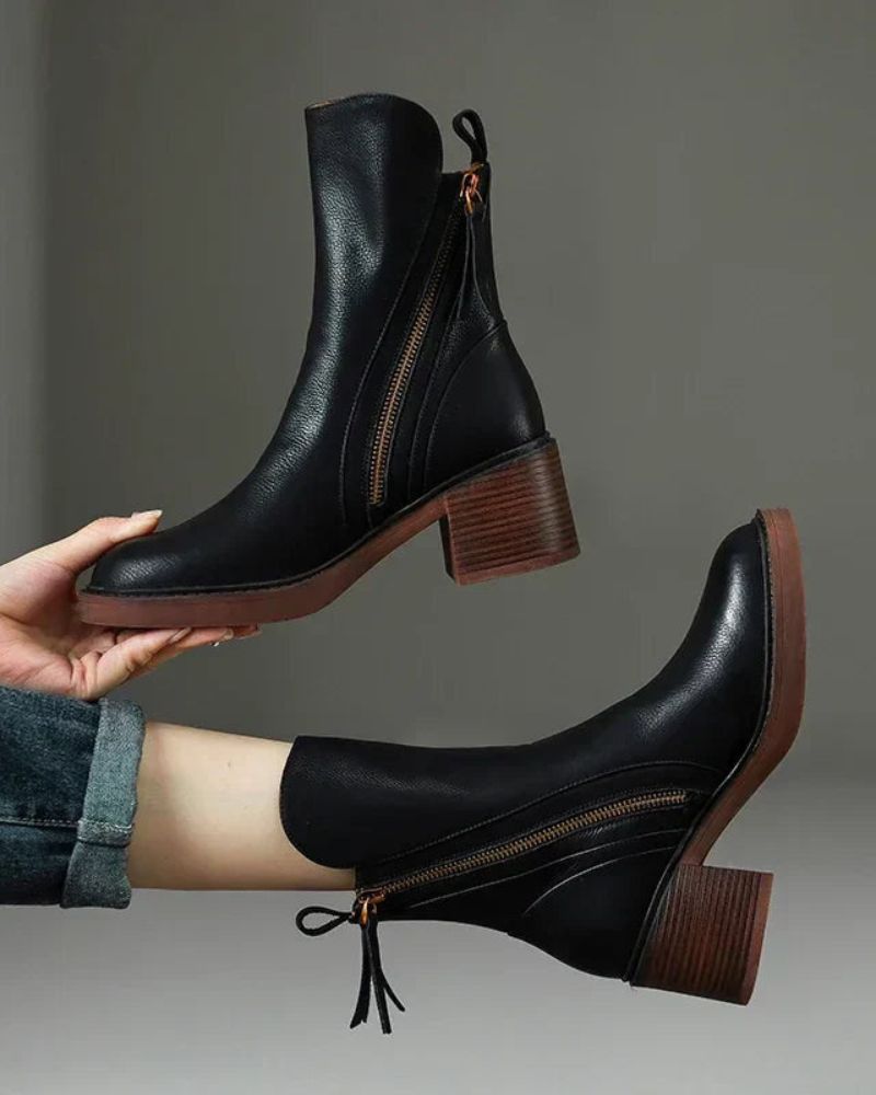 Diana | Botas con Tacón Cuadrado - imagen 2