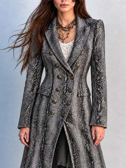 Gabardina Serpent Moon Nomad - Negro - S