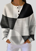 Mia | Sudadera Henley de Punto Gofre
