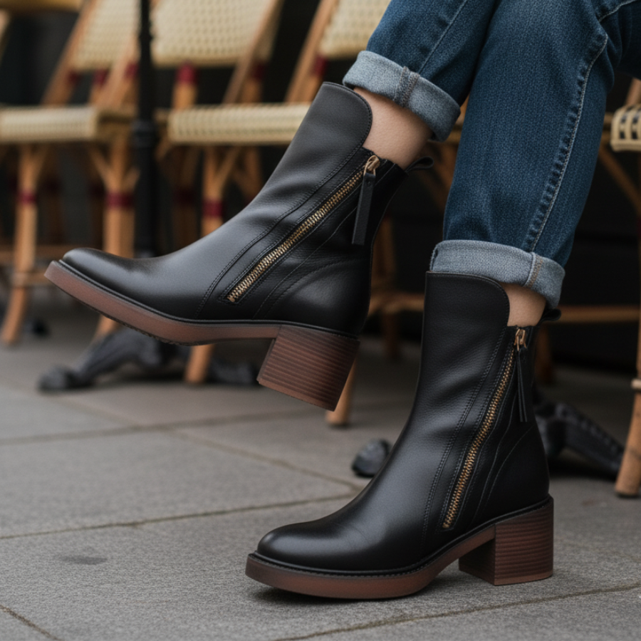 Diana | Botas con Tacón Cuadrado - imagen 6
