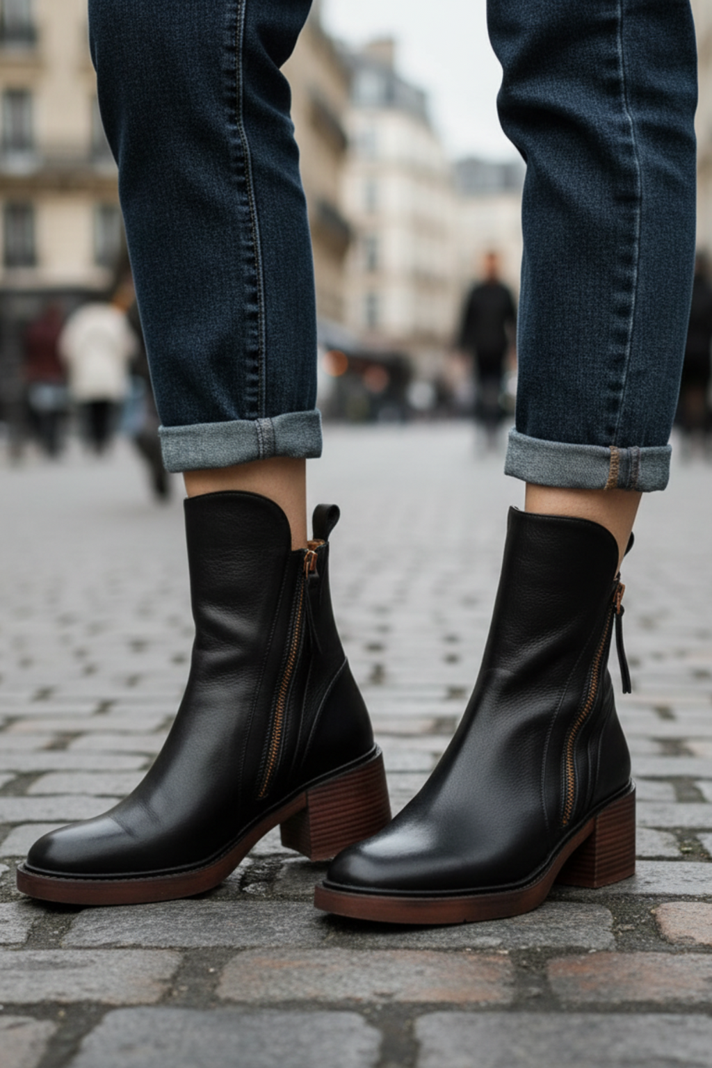 Diana | Botas con Tacón Cuadrado - imagen 4