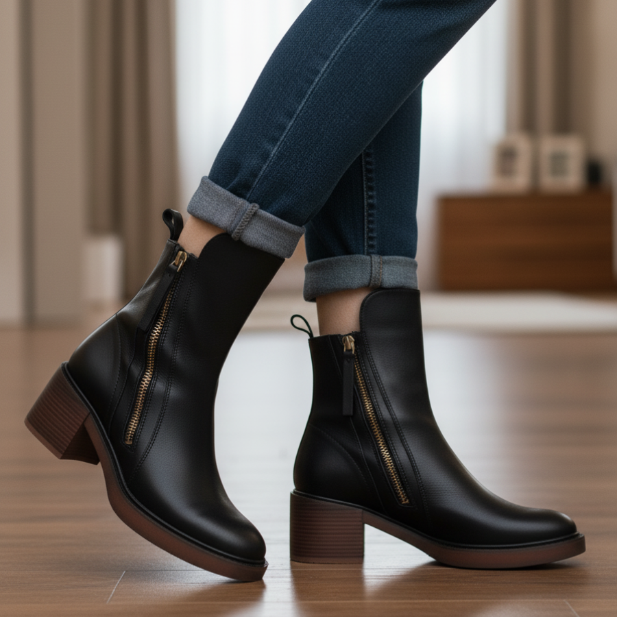 Diana | Botas con Tacón Cuadrado - imagen 9