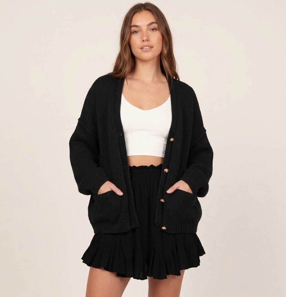 Olaia | Falda Glam con Volantes y Cintura Elástica