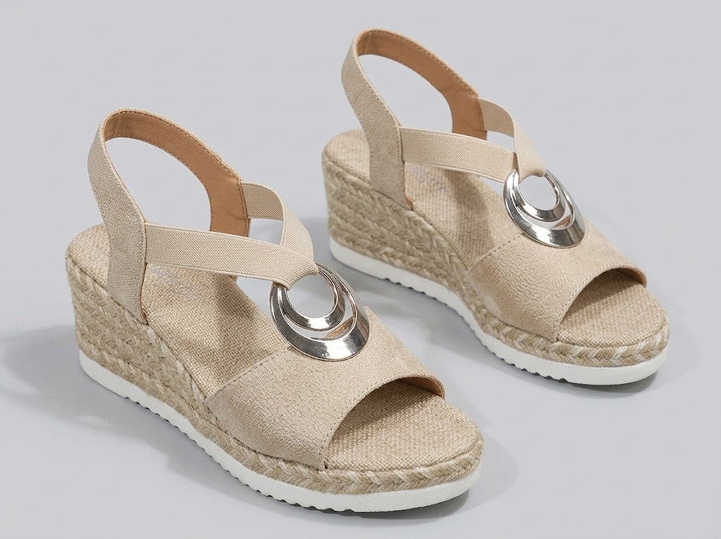 Maia | Sandalias Confortables Ergonómicas con Tacón Cuña