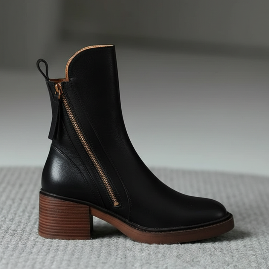 Diana | Botas con Tacón Cuadrado - imagen 8