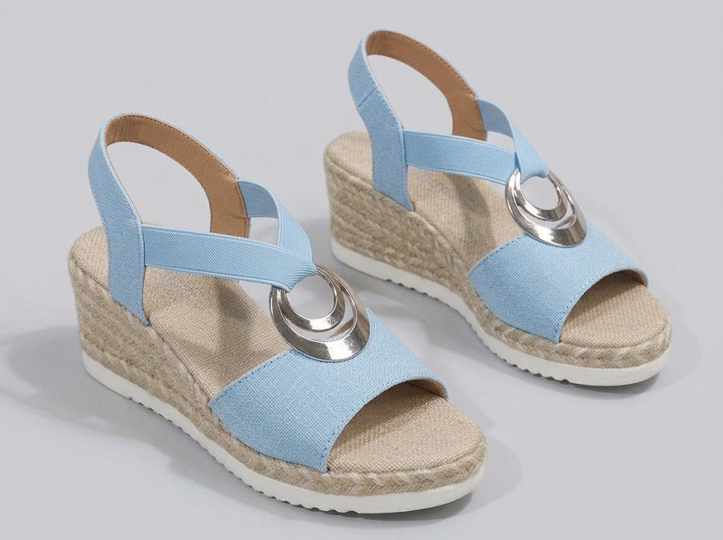 Maia | Sandalias Confortables Ergonómicas con Tacón Cuña