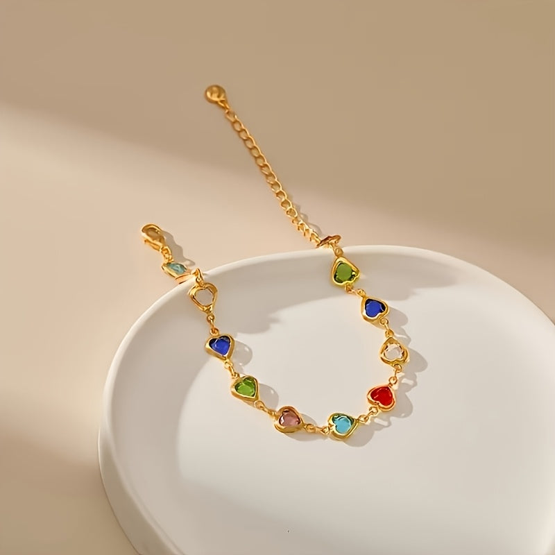 Melania | Pulsera Única en Forma de Corazón