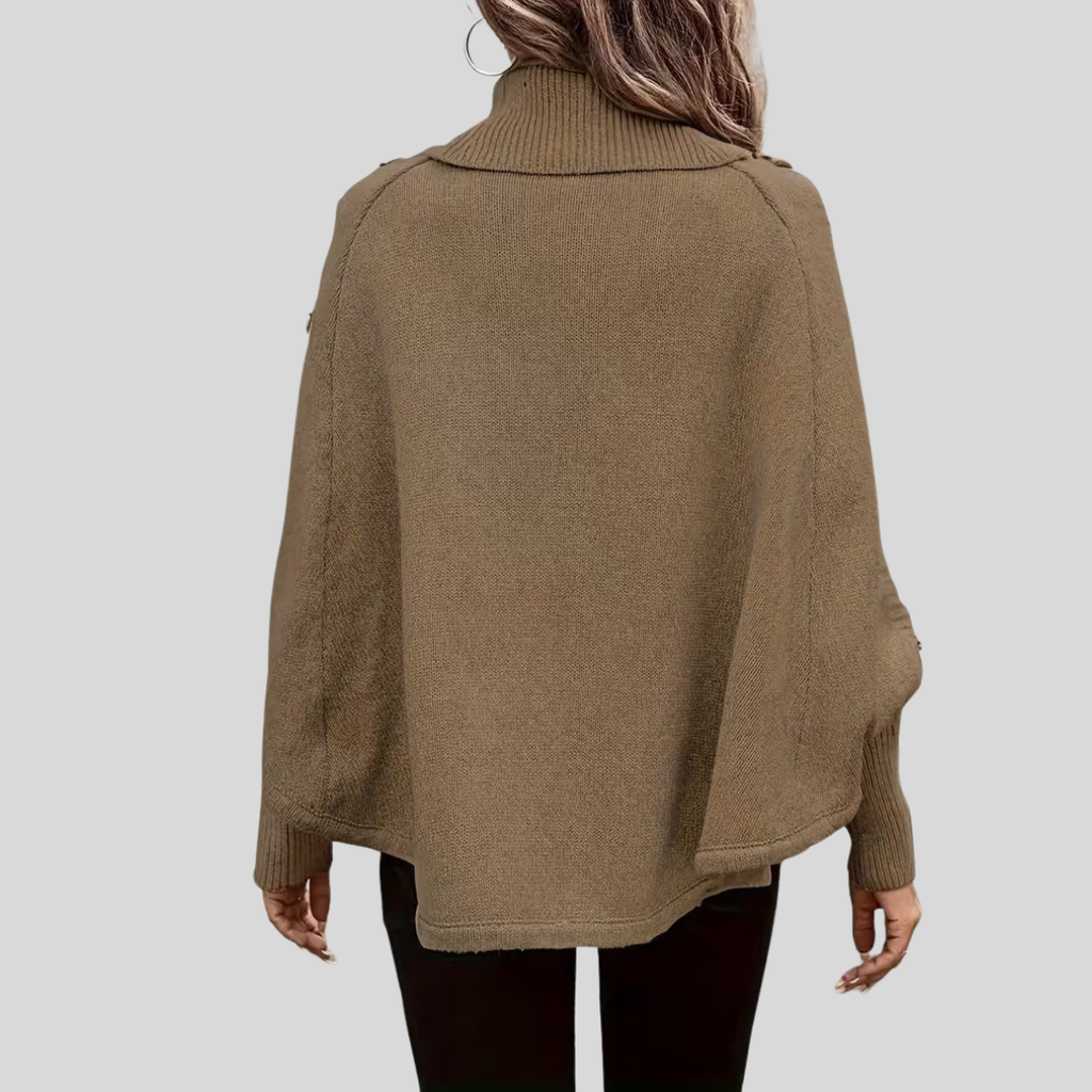 Hope | Jersey de Punto Trenzado con Cuello Alto