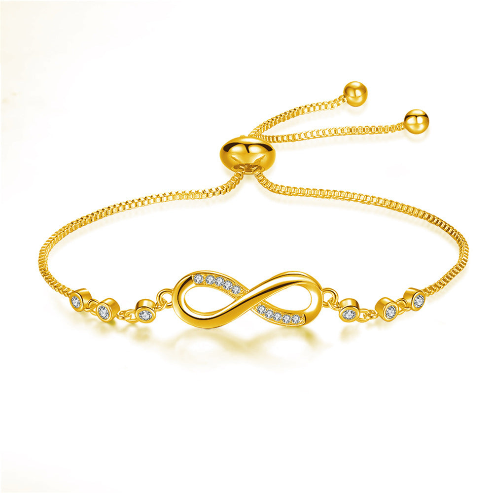 Carmela | Pulsera Ajustable Chic en Oro Rosa