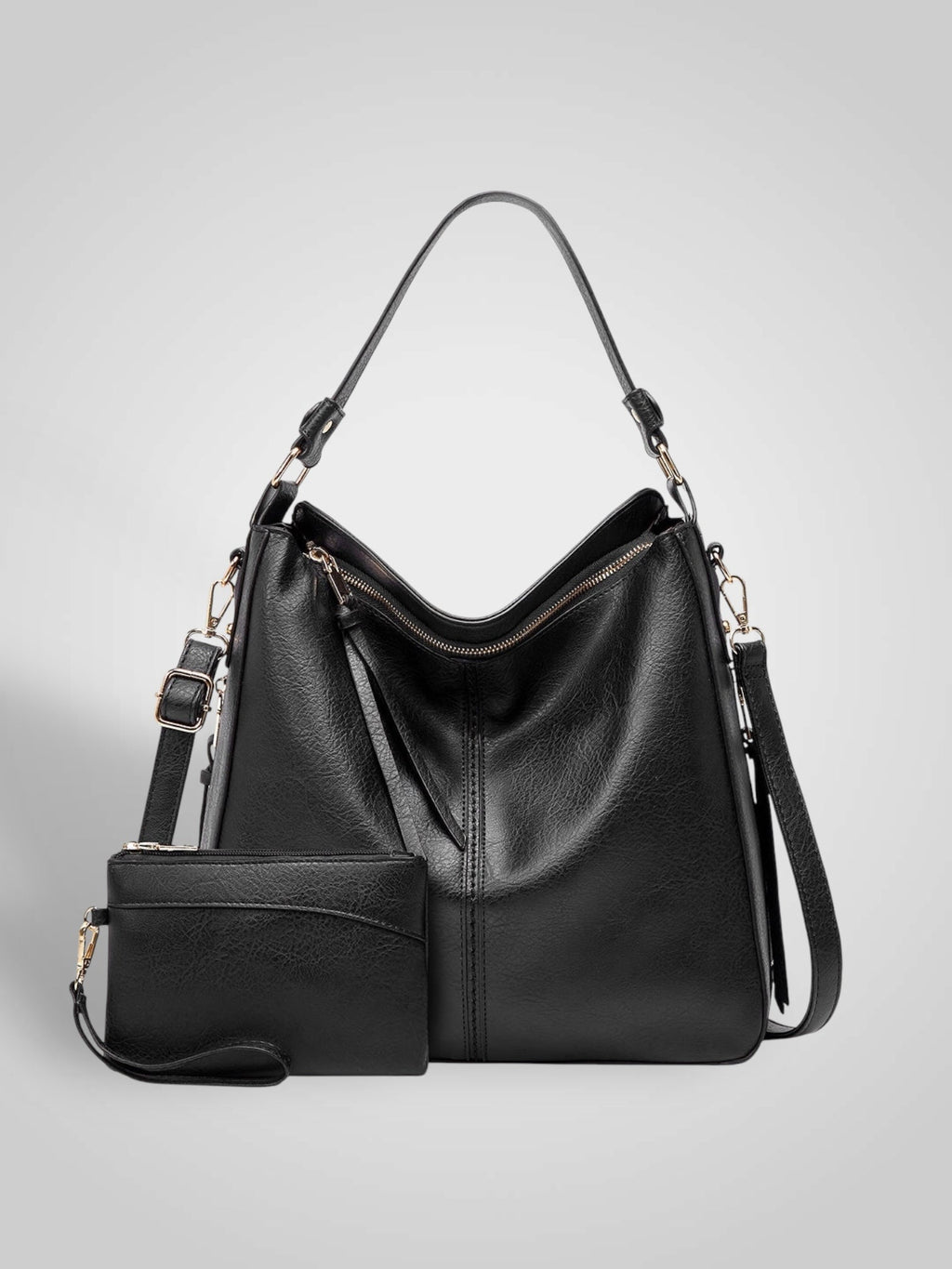 Sofía | Bolso hobo de lujo de piel antirrobo