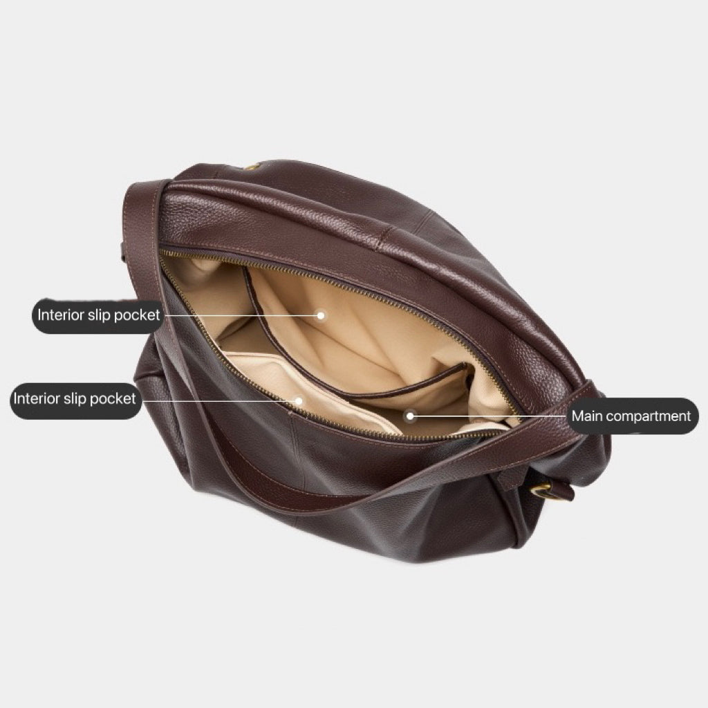 Adriana | Bolso Minimalista de Piel Auténtica Suave