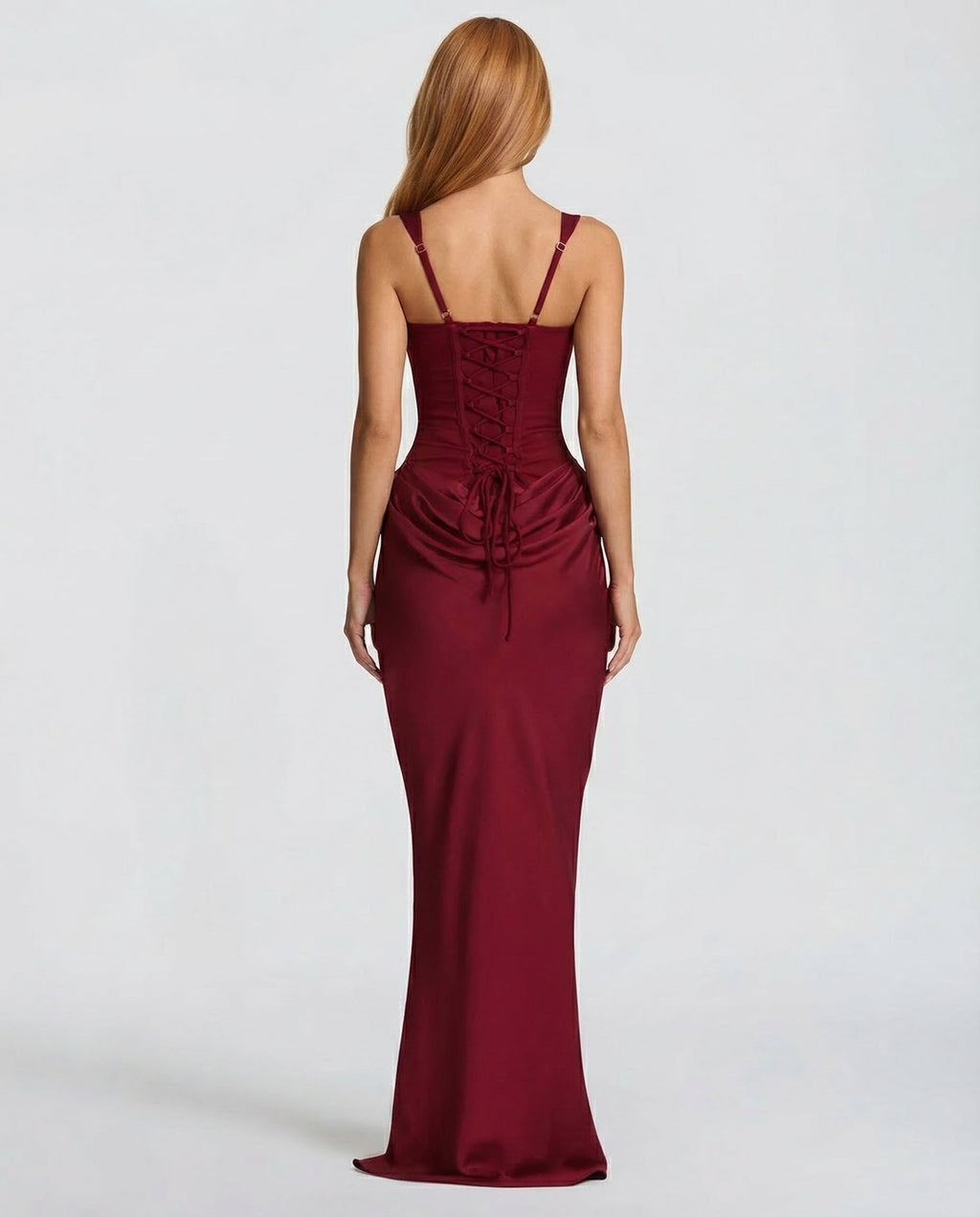 VESTIDO LARGO SILUETA FAVORECEDORA – PARA MUJER