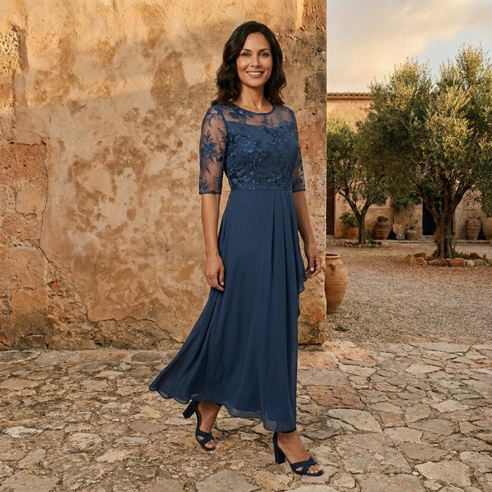 MARTA | VESTIDO DE GASA ELEGANTE