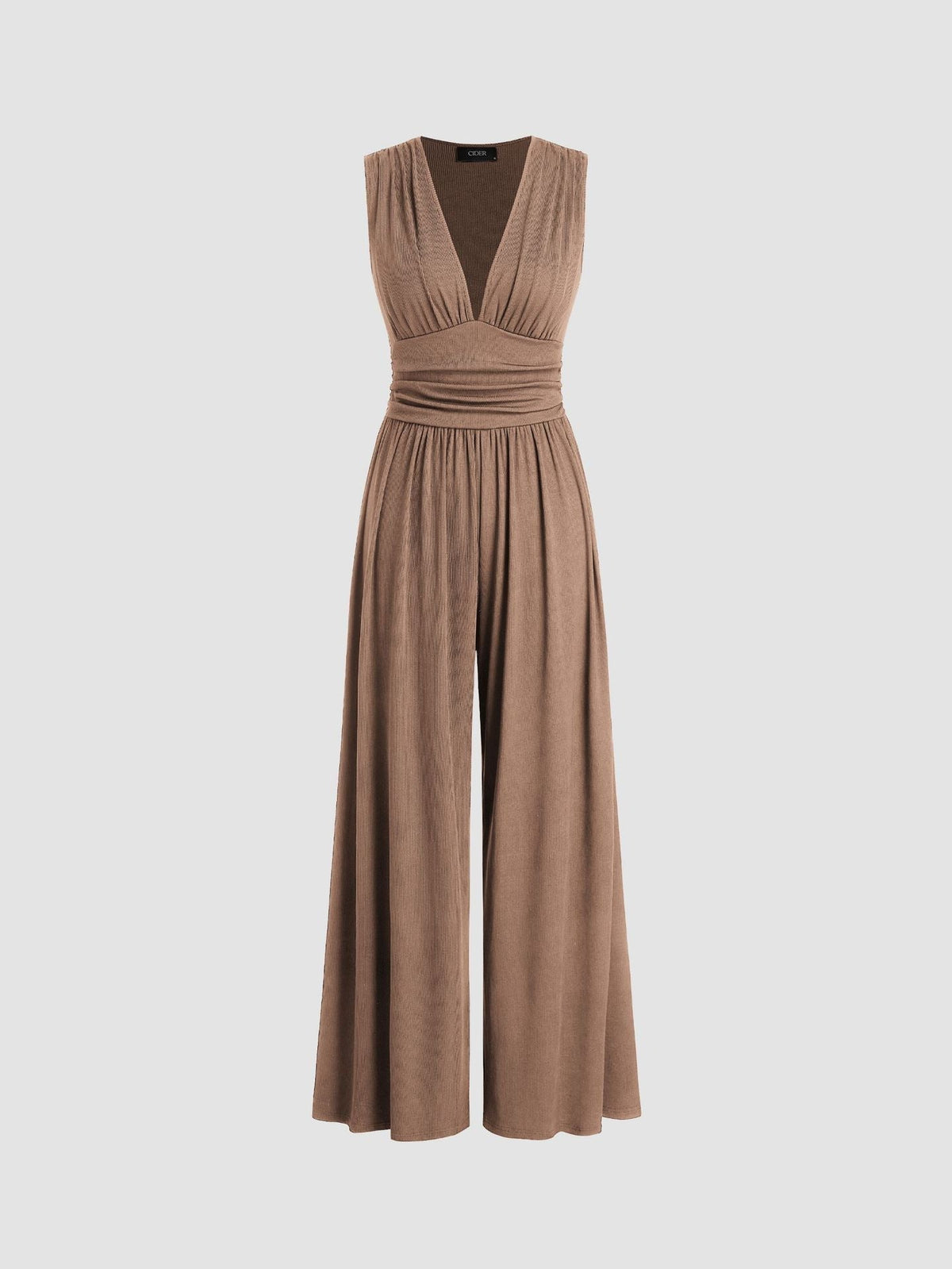 Charity | Mono Elegante sin Mangas y Pierna Ancha