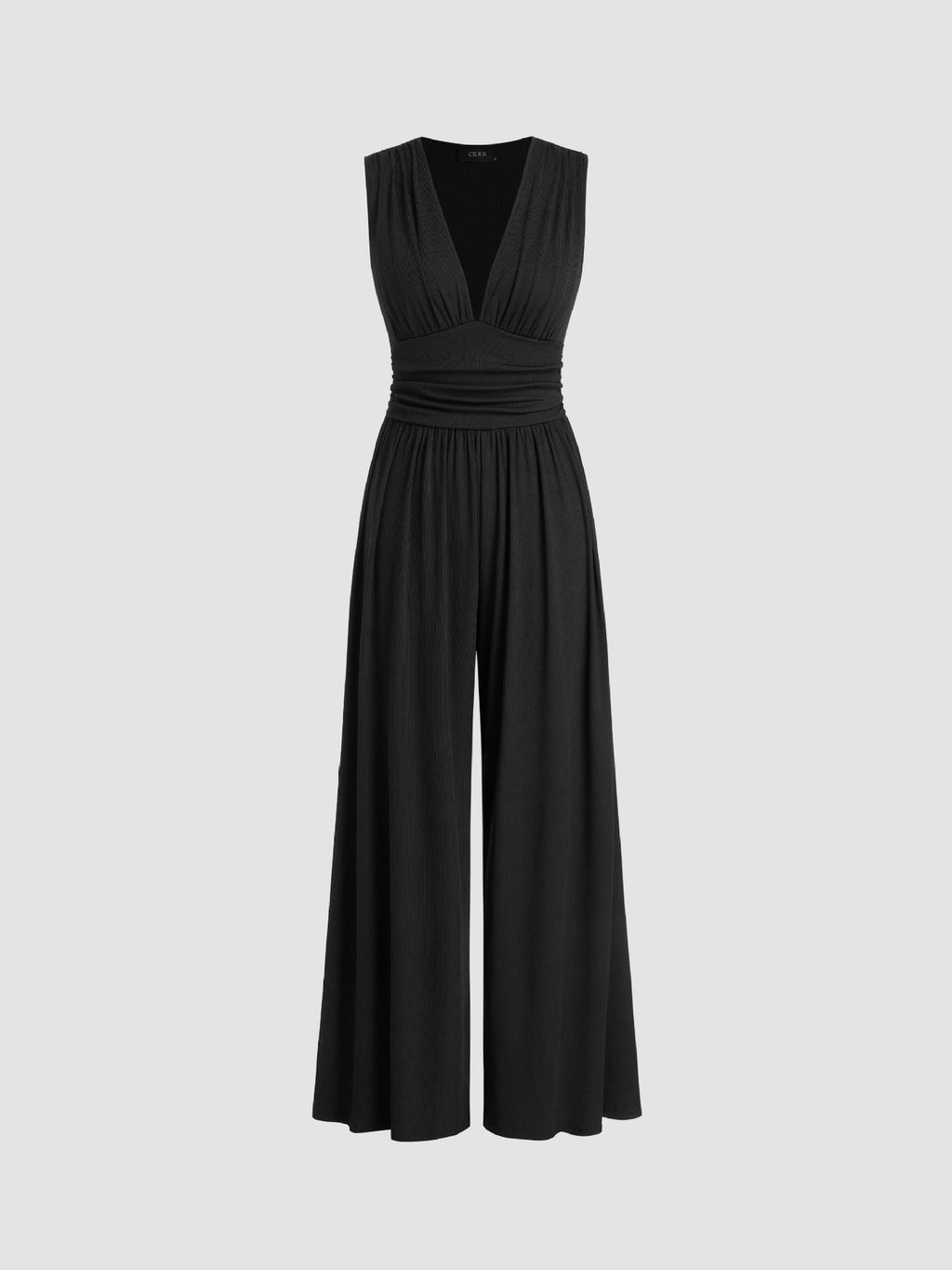 Charity | Mono Elegante sin Mangas y Pierna Ancha