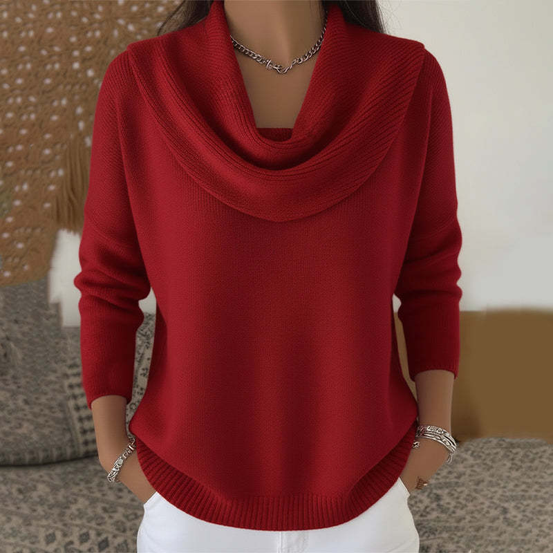 Gioia | Jersey con Cuello Drapeado