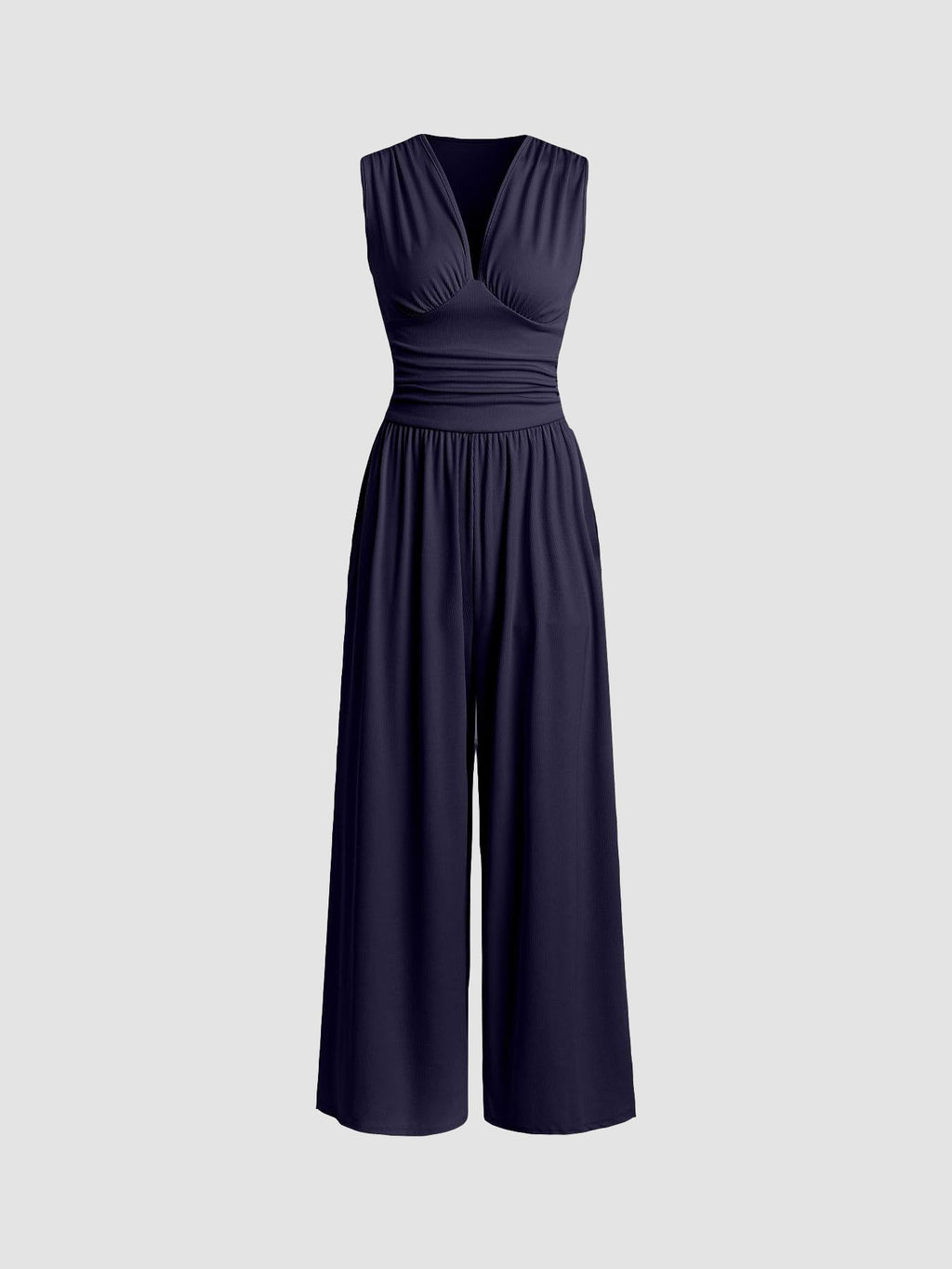 Charity | Mono Elegante sin Mangas y Pierna Ancha
