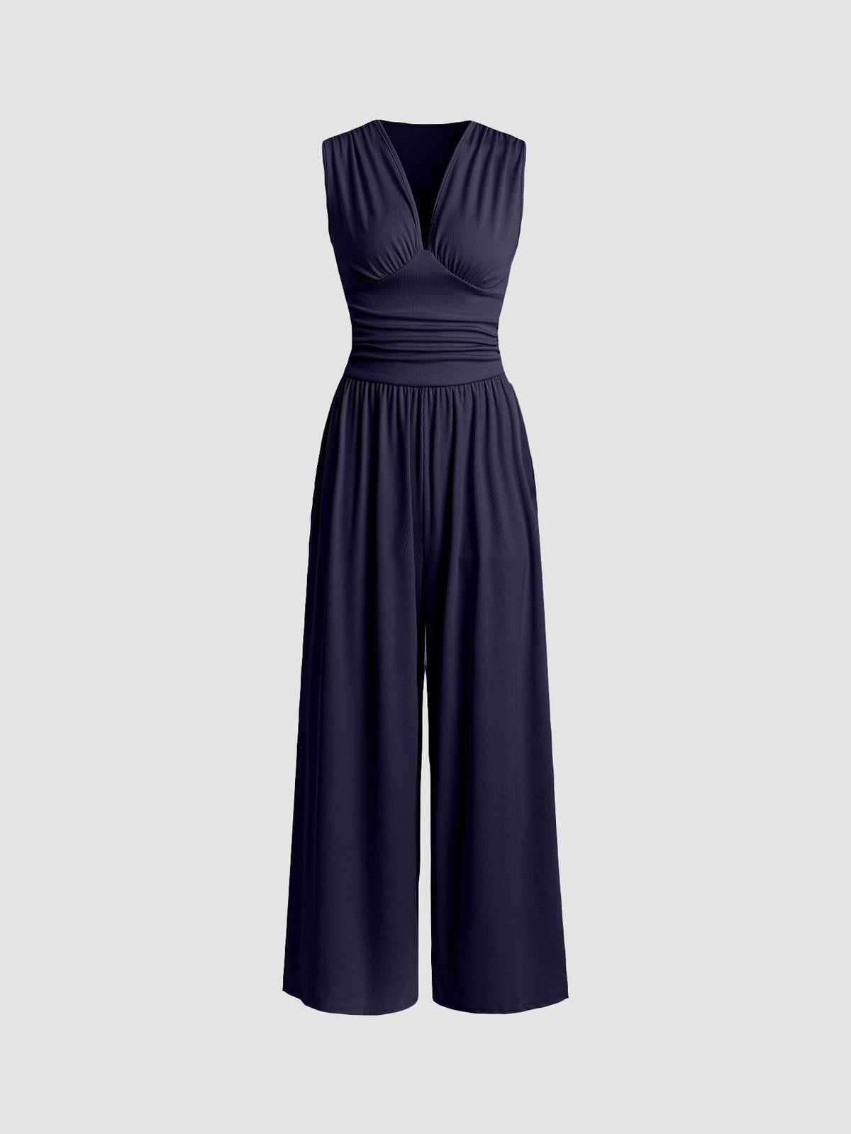Charity | Mono Elegante sin Mangas y Pierna Ancha