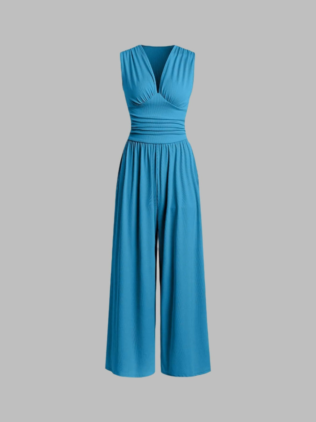 Charity | Mono Elegante sin Mangas y Pierna Ancha
