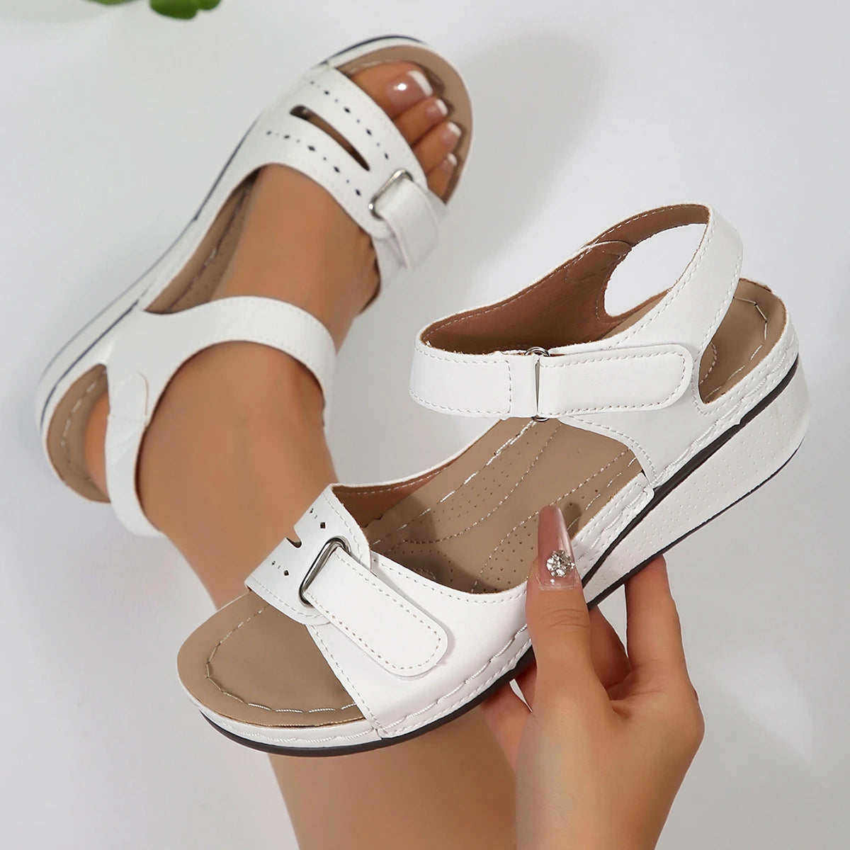 Elise | Elegantes Sandalias con Suela Ergonómica