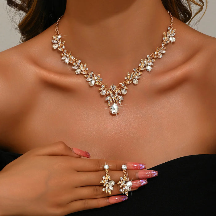 SET DE JOYERÍA – GOTA DE CRISTAL