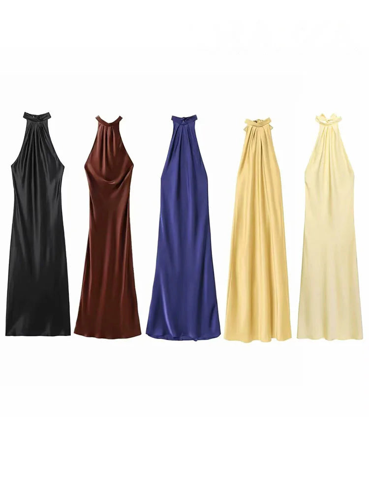 VESTIDO DE ESPALDA DESCUBIERTA – PARA MUJER