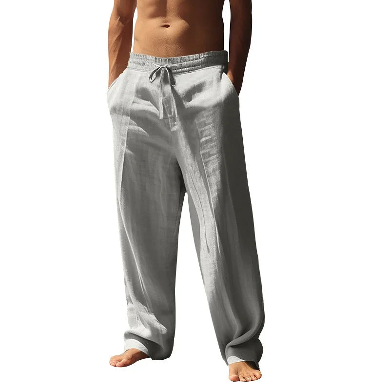 PANTALONES DE LINO – PARA  HOMBRE