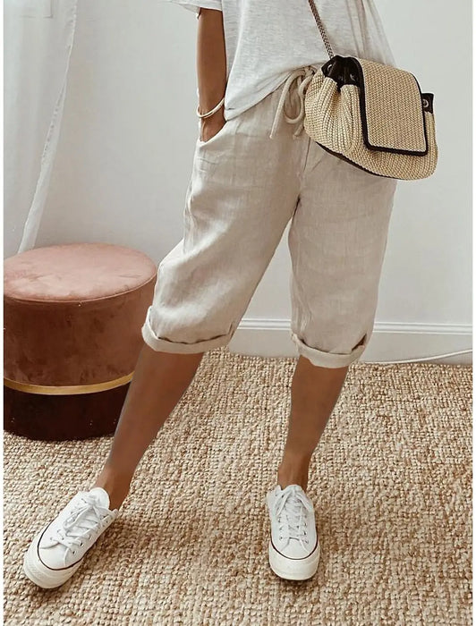 Pantalones cortos fluidos, cómodos y elegantes