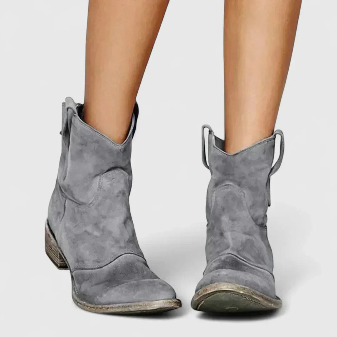 Elisa | Botines Estilo Cowboy de Línea Retro con Acabado Elegante - imagen 4