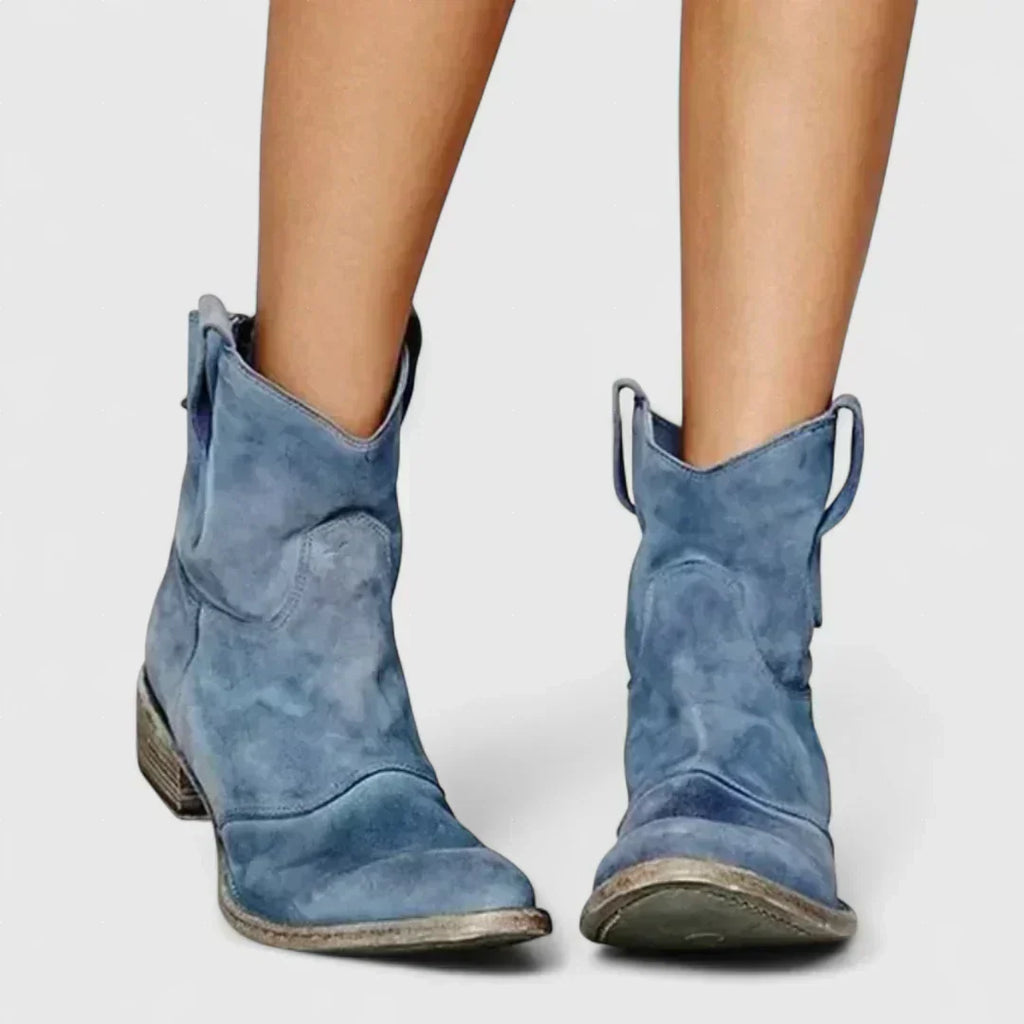 Elisa | Botines Estilo Cowboy de Línea Retro con Acabado Elegante - imagen 3