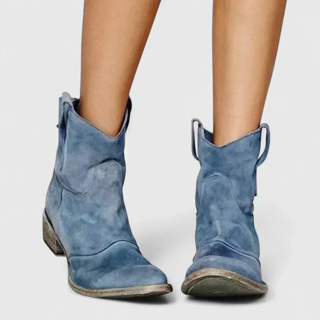 Elisa | Botines Estilo Cowboy de Línea Retro con Acabado Elegante - imagen 3
