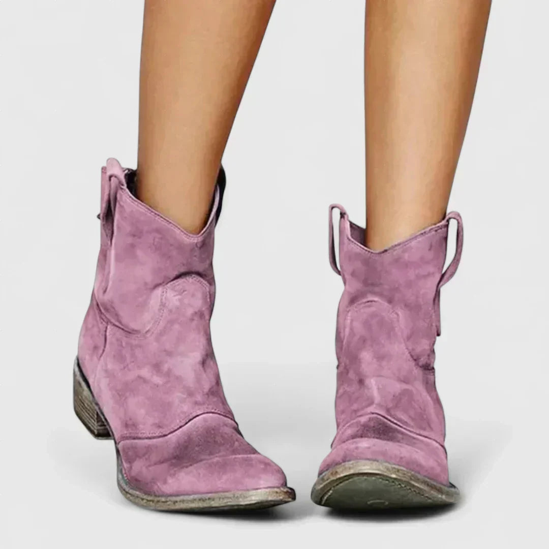 Elisa | Botines Estilo Cowboy de Línea Retro con Acabado Elegante - imagen 5