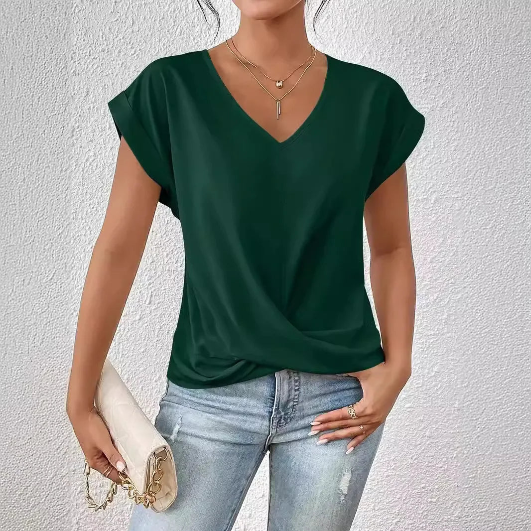 Cleo | Camiseta Informal con Escote Corazón