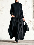 Monroe | Maxivestido Elegante de Cuello Alto