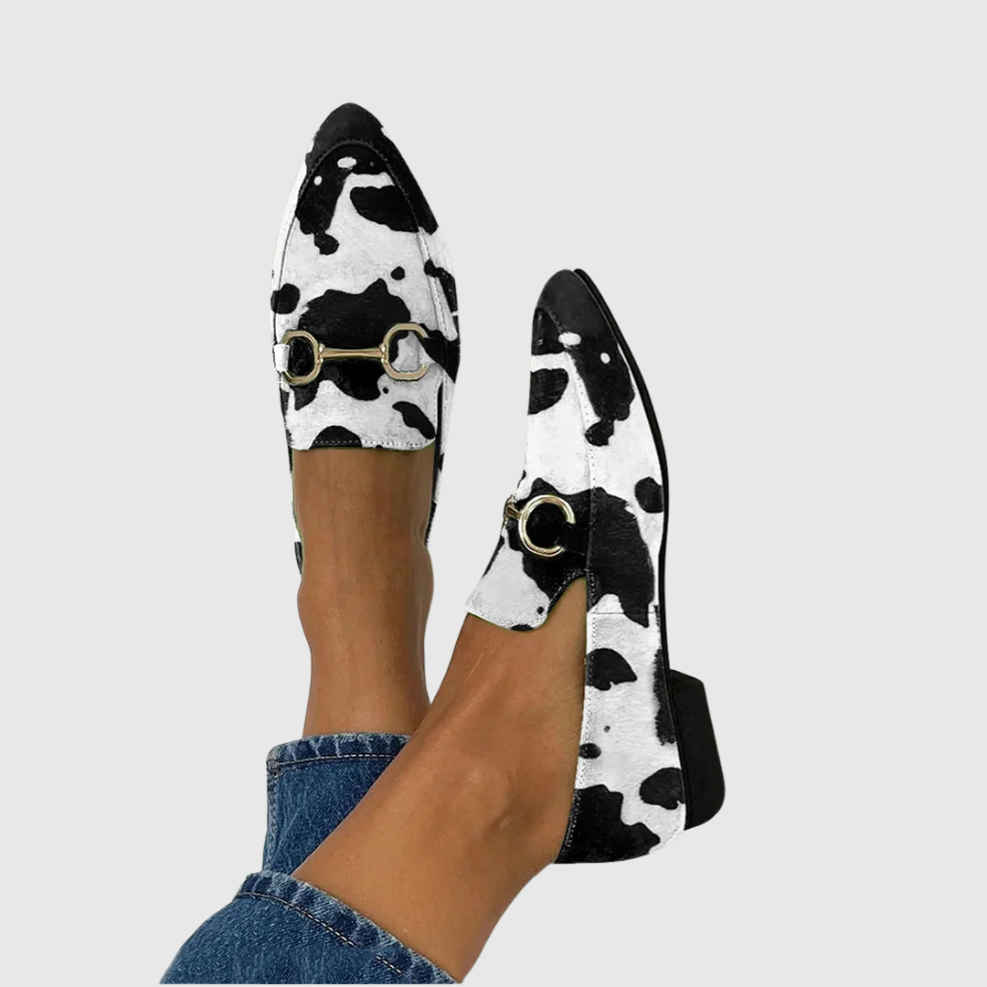 Anna | Mocasines Estampados para Mujer con Hebilla - 34