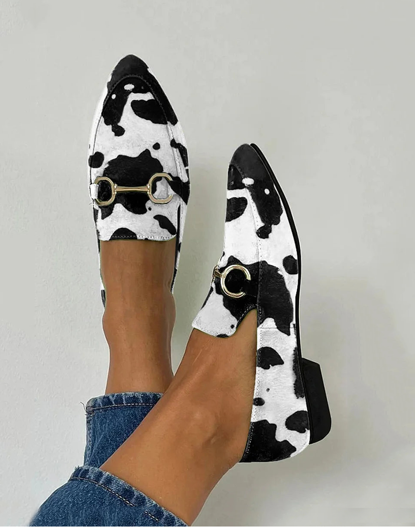 Anna | Mocasines Estampados para Mujer con Hebilla - 35