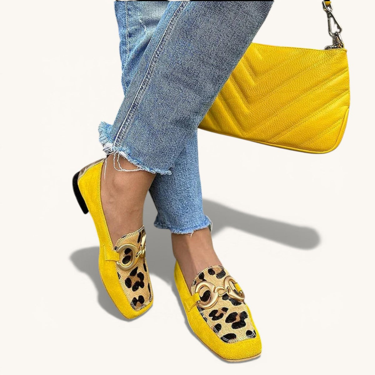 Assunta | Mocasines para Mujer con Estampado Animal Print - 34