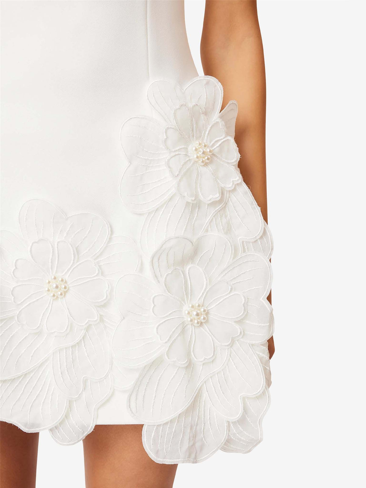 Reina | Vestido Mini Elegante sin Mangas con Recorte