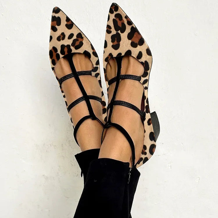 Franca | Zapatos de Tacón para Mujer con Correa de Leopardo - 34