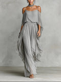 Renata | Conjunto Fluido Gris