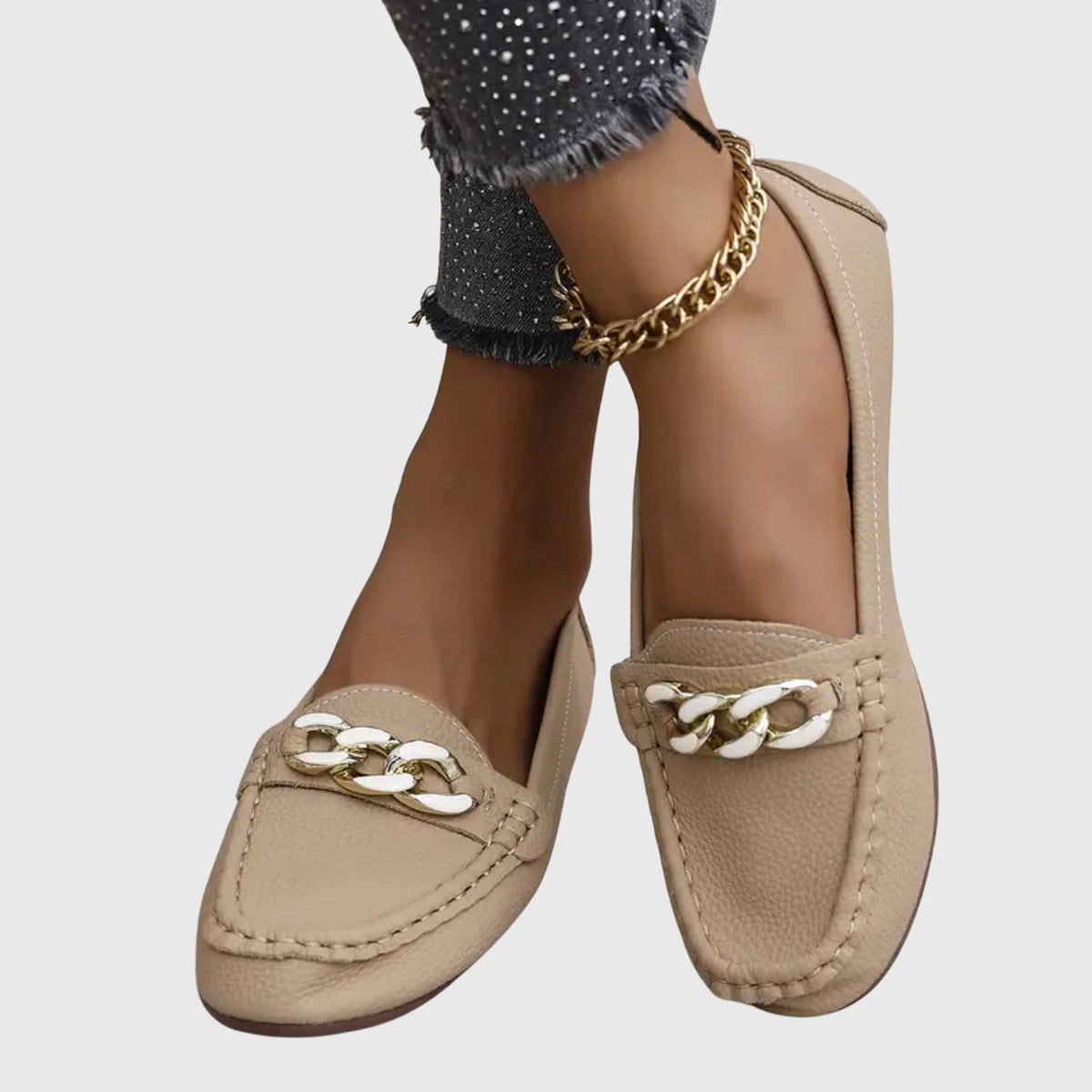 Paola | Mocasines Elegantes y Cómodos para Mujer - Blanco - 38