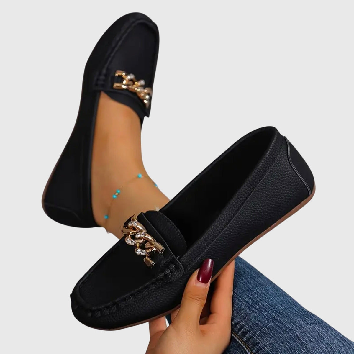 Paola | Mocasines Elegantes y Cómodos para Mujer - Blanco - 40