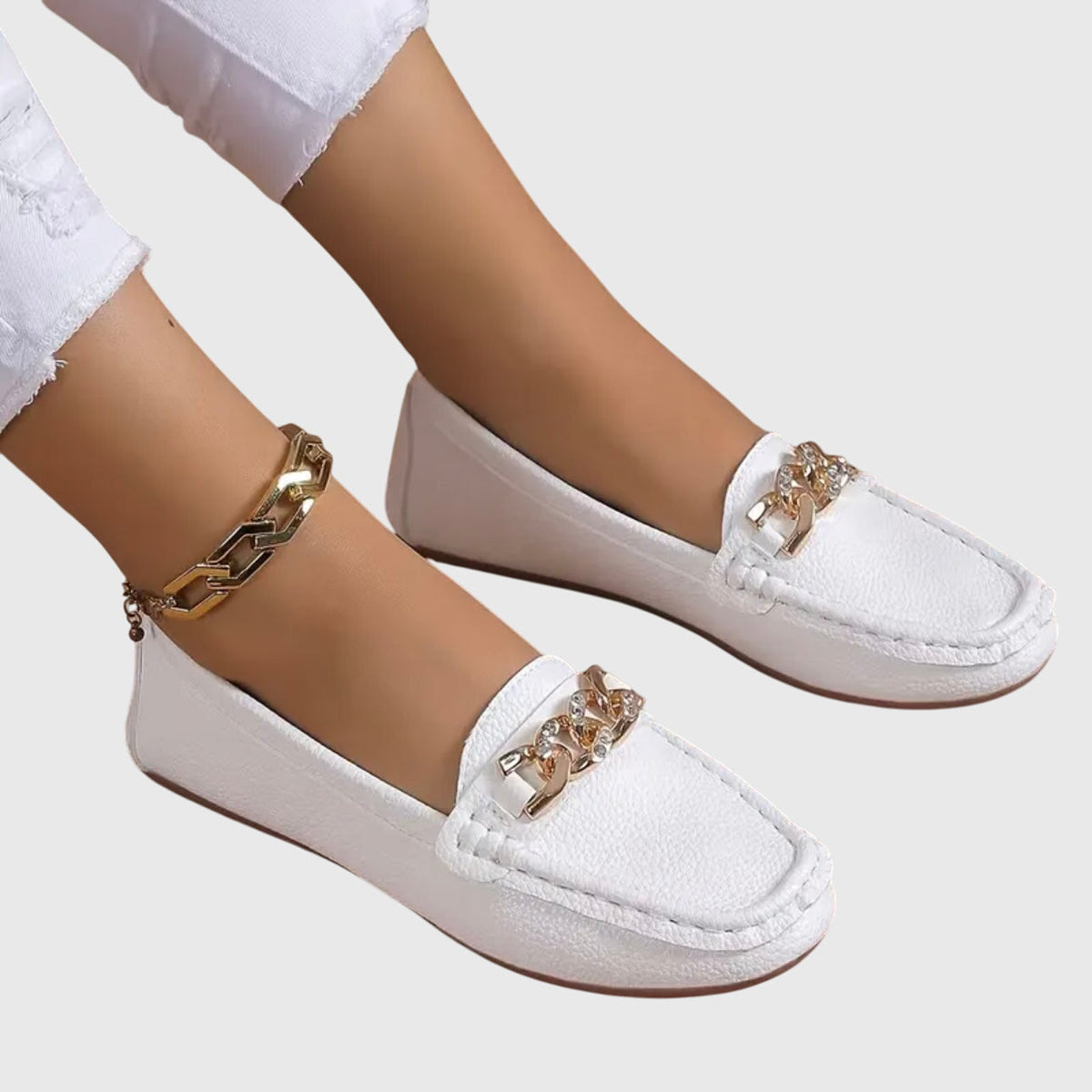 Paola | Mocasines Elegantes y Cómodos para Mujer - Negro - 36