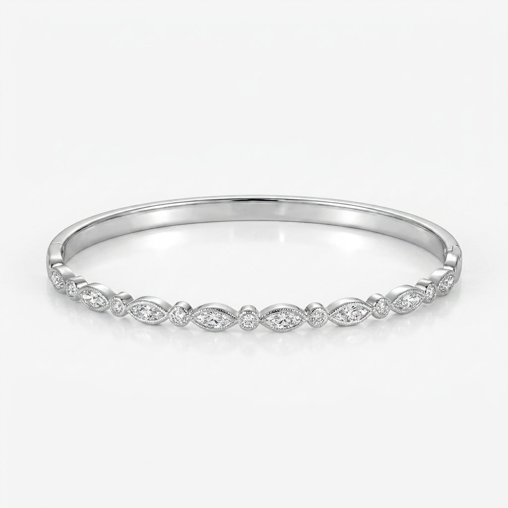 Abril | Pulsera Elegante en Oro con Circonita