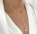 Lía | Collar Vintage Elegante con Colgante y Perlas
