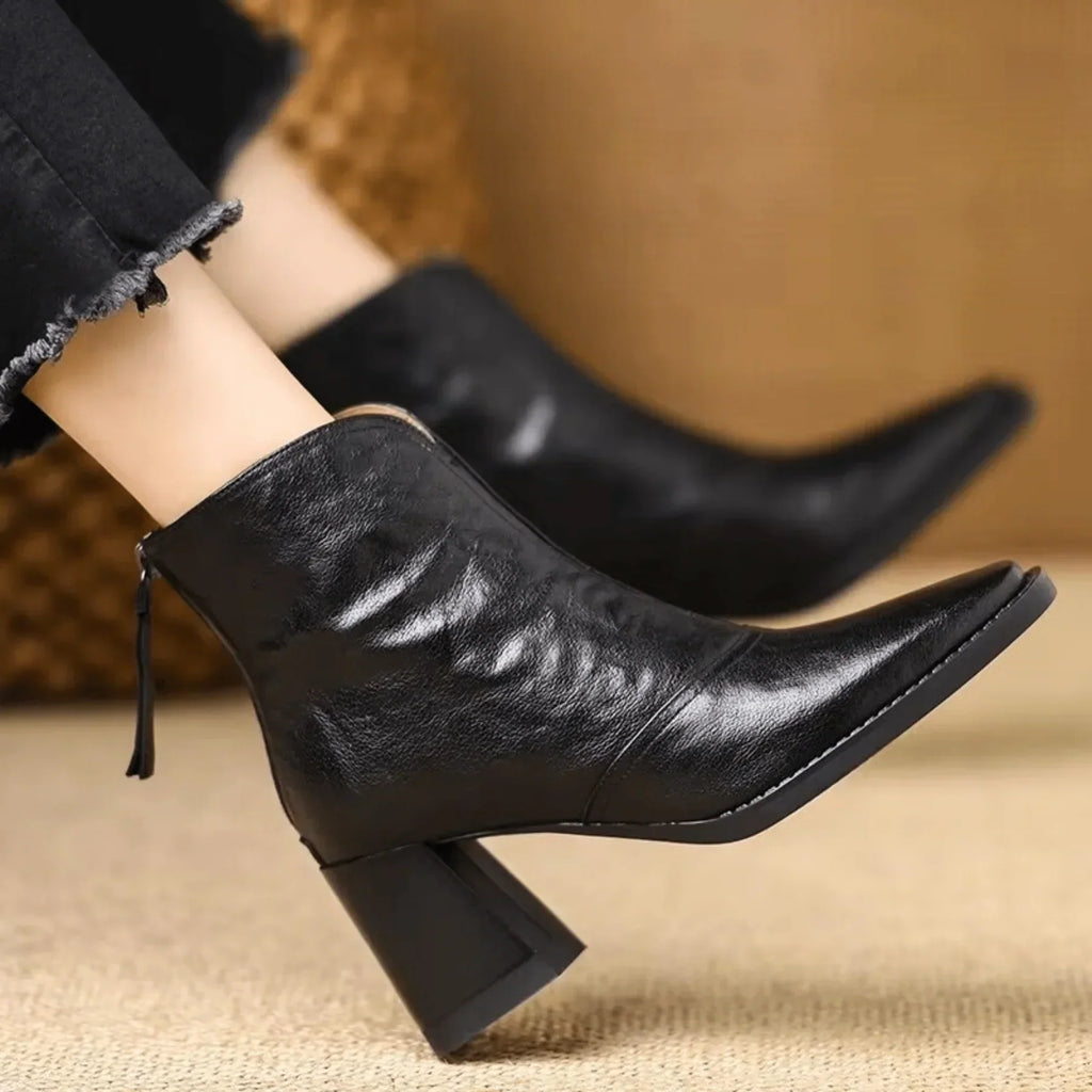 Claudia | Botines de Lujo con Tacón Medio - imagen 2