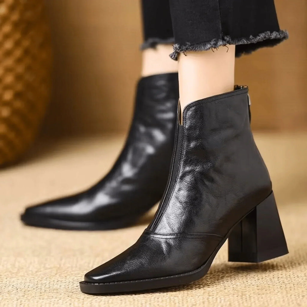 Claudia | Botines de Lujo con Tacón Medio - imagen 3