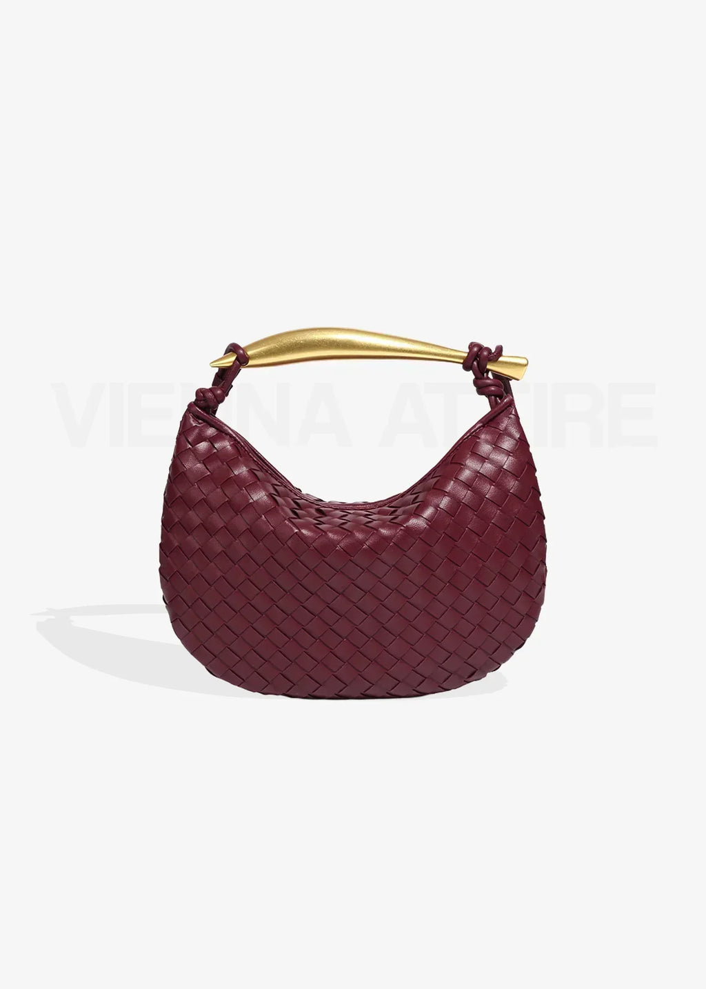 Alejandra | Bolso Trenzado con Asa Dorada