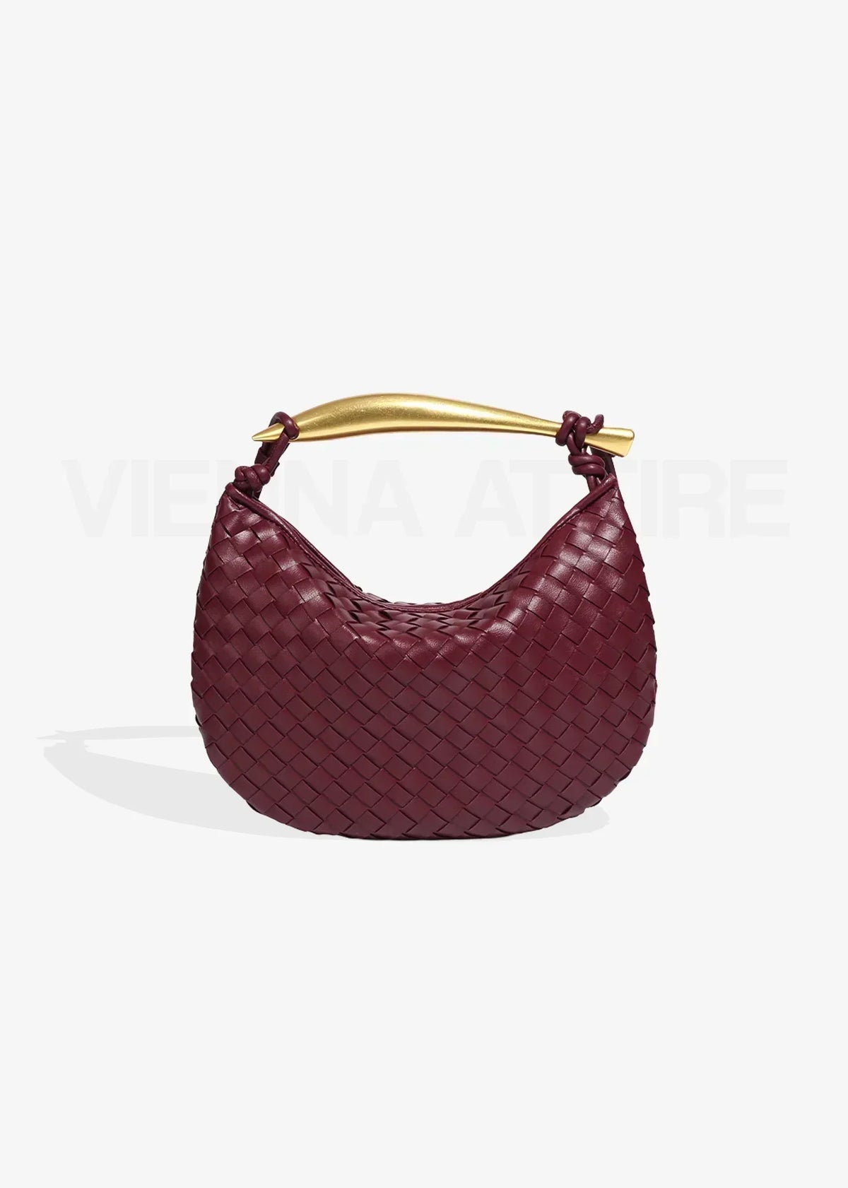 Alejandra | Bolso Trenzado con Asa Dorada